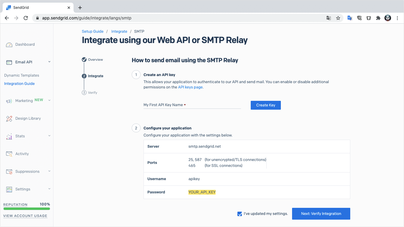 教你如何通过 Sendgrid SMTP 协议发送邮件